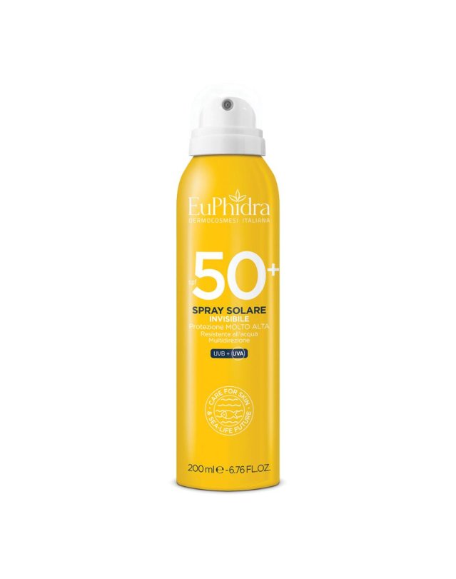 Euphidra Spray Invisibile 50+ - Alta Protezione Solare 