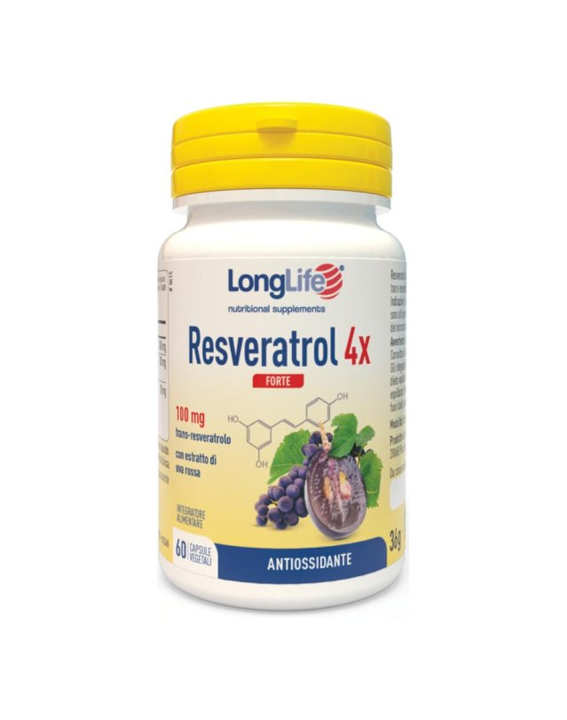 LONGLIFE RESVERATROL 4X 60Cps