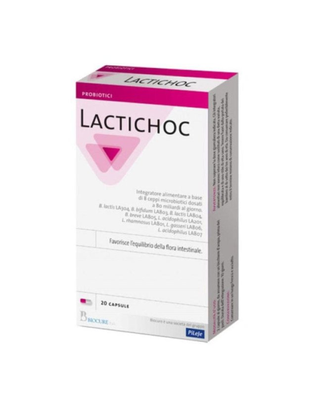 Biocure Lactichoc Integratore Alimentare 20 Capsule