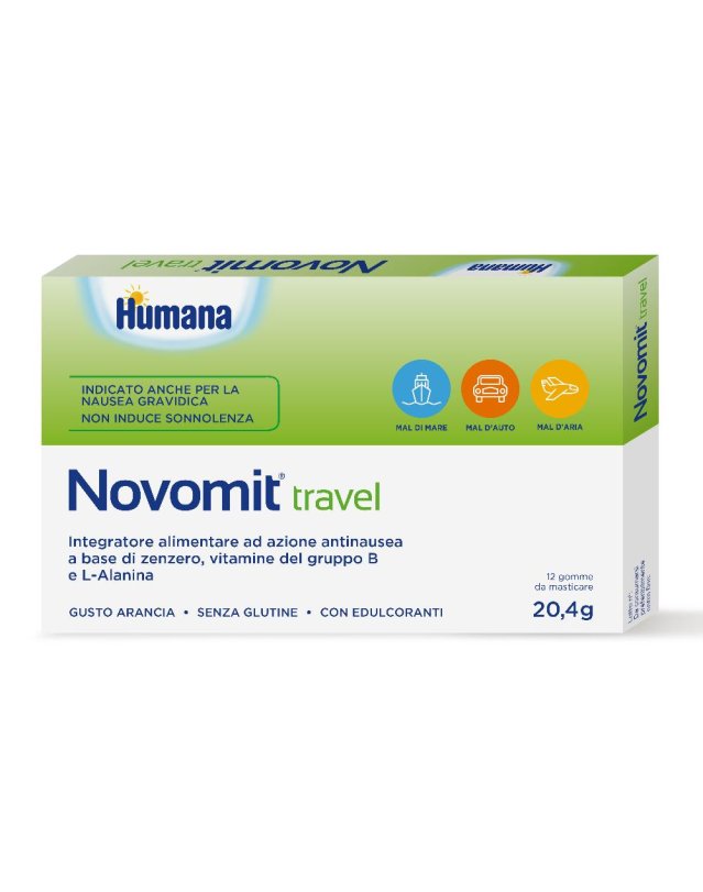 NOVOMIT Travel 12 Gomme