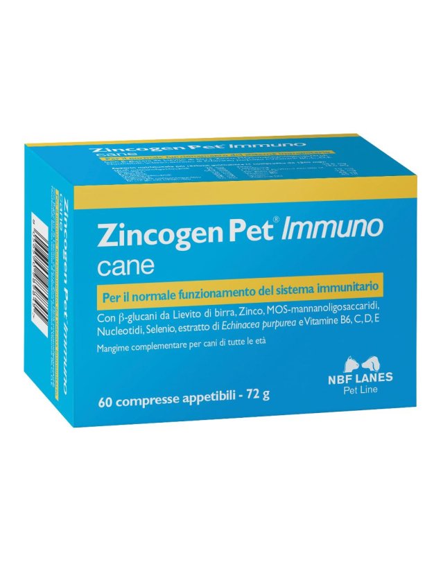 ZINCOGEN PET IMMUNO 60 Compresse - Alimento complementare per cani