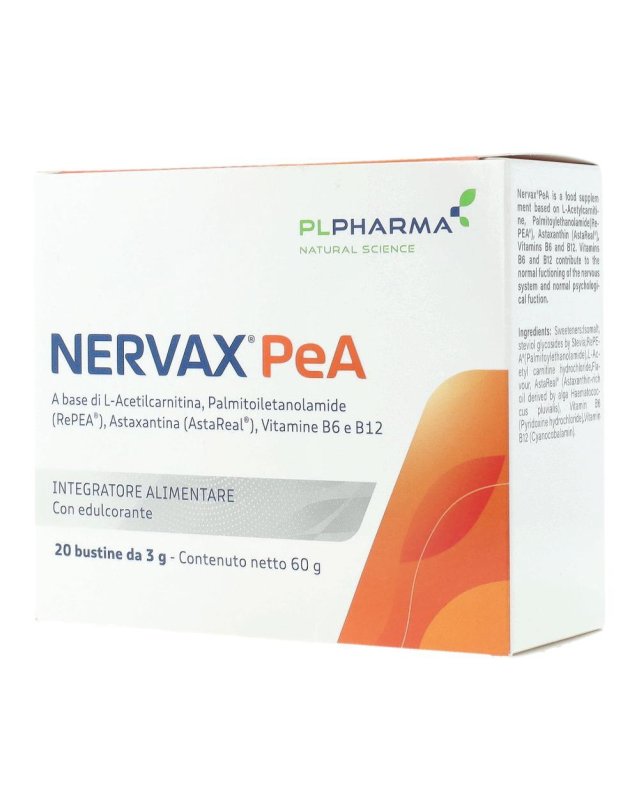PL Pharma Nervax Pea 20 Bustine Sistema Nervoso PL Pharma Nervax Pea 20 Bustine Sistema Nervoso