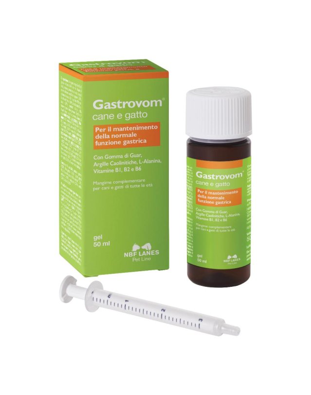 Gastrovom Cane e Gatto gel 50 ml-  Integratore Veterinario per la Digestione 