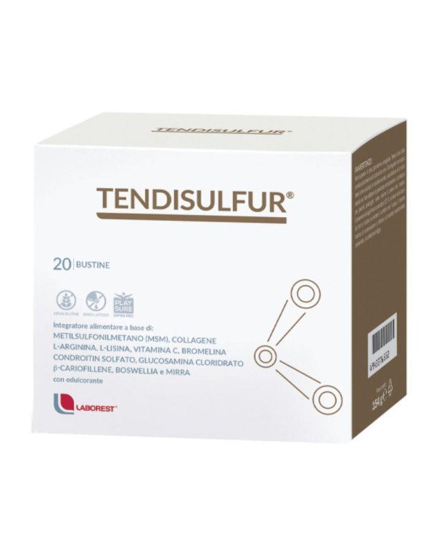 TENDISULFUR 20 Bustine -  Integratore per il benessere articolare