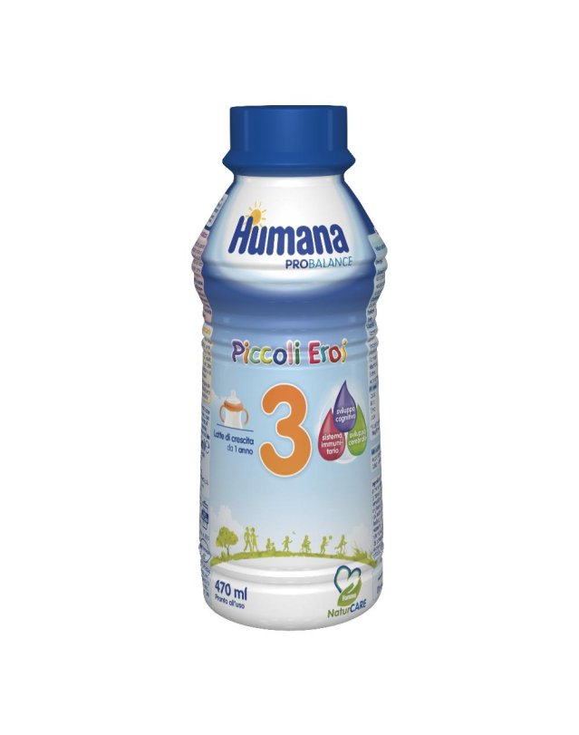 HUMANA 3 NATCARE LIQ 470ML 1 BOT