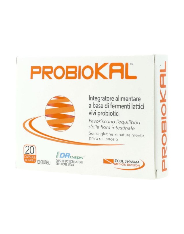 Pool Pharma ProbioKal 20 Capsule - Equilibrio Intestinale Pool Pharma ProbioKal 20 Capsule - Equilibrio Intestinale