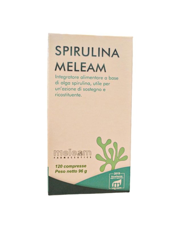 SPIRULINA MELEAM 120CPR