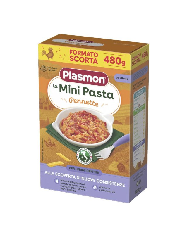 PLASMON PASTINA PENNETTE 480G