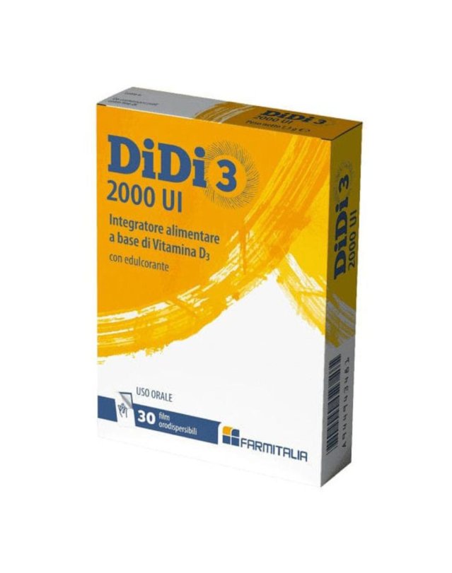 Didi 3 2000 UI, 30 film orodispersibili - Funzione Muscolare