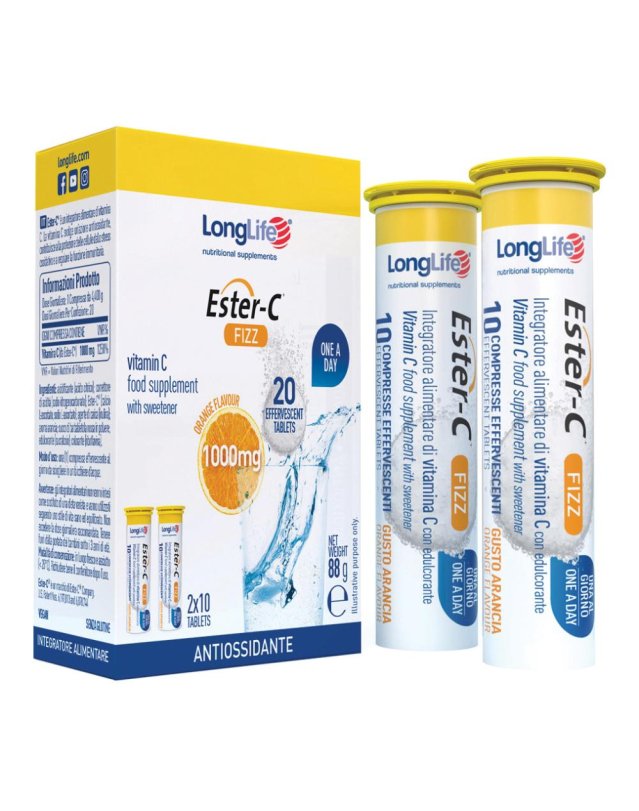 LONGLIFE ESTER-C FIZZ ARA20CPR