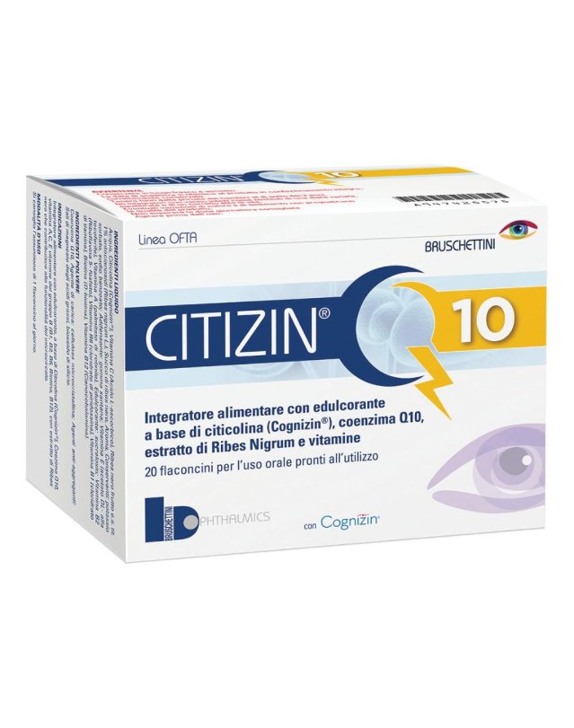 Bruschettini Citizin Q10 20 Flaconcini 10ml Vista