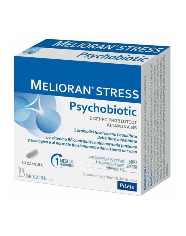 Biocure Melioran Stress 30 Capsule - Funzione Psicologica