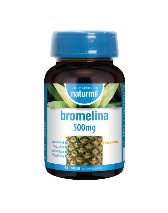 NATURMIL BROMELINA 500MG 45CPR