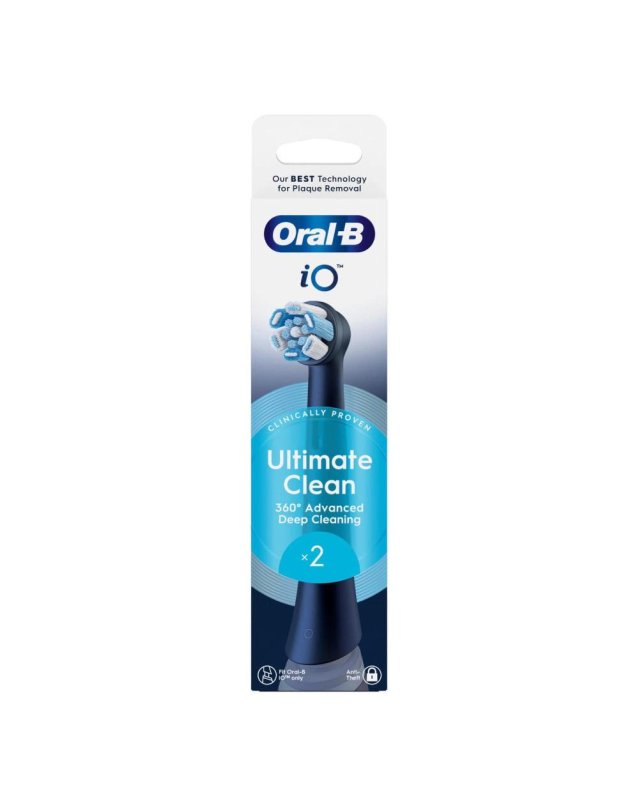 ORAL-B IO Ref.U-Clean Nero 2pz ORAL-B IO Ref.U-Clean Nero 2pz