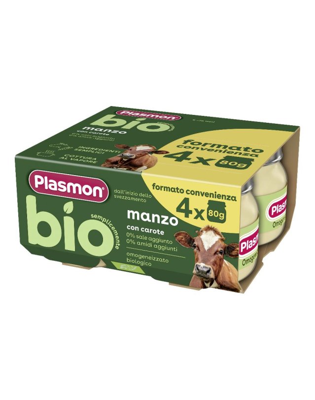PLASMON BIO OMOG MANZO 4PZ PLASMON BIO OMOG MANZO 4PZ