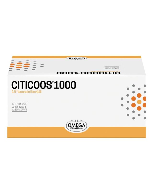 Omega Pharma Citicoos 1000 Integratore Sistema Nervoso 15 Flaconcini