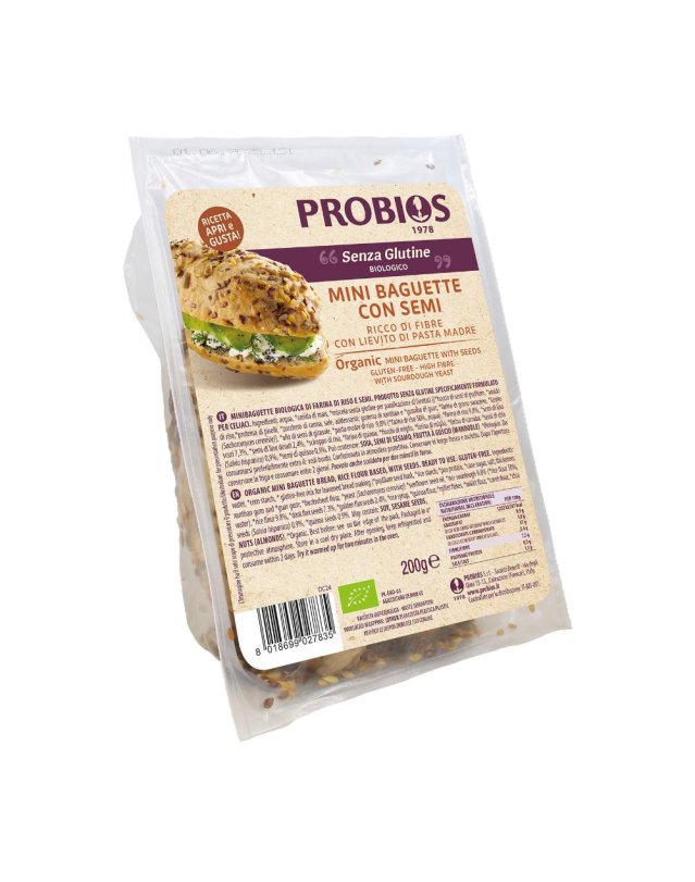 PROBIOS Mini Baguette Semi200g PROBIOS Mini Baguette Semi200g