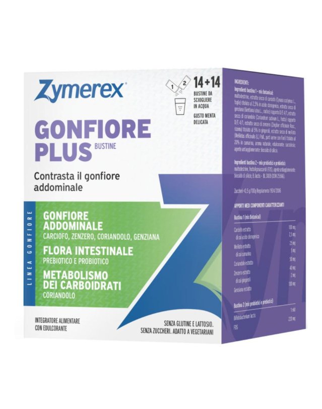 ZYMEREX Gonfiore Plus 28 Bust. ZYMEREX Gonfiore Plus 28 Bust.