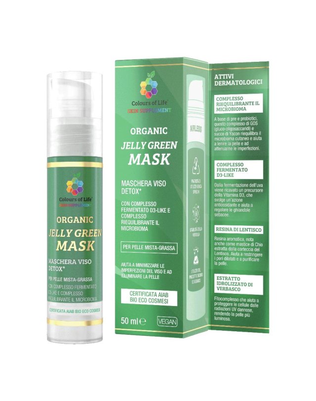 JELLY GREEN ORGANIC MASK 50ML JELLY GREEN ORGANIC MASK 50ML