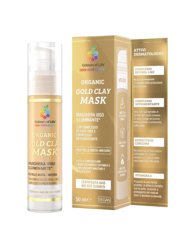 GOLD CLAY ORGANIC MASK 50ML GOLD CLAY ORGANIC MASK 50ML