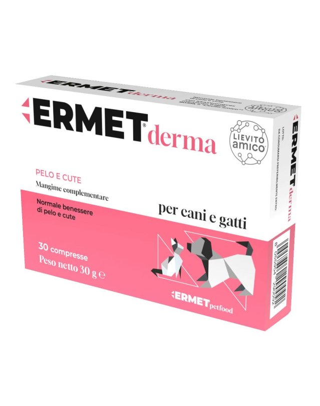 ERMET DERMA PELO E CUTE 30CPR