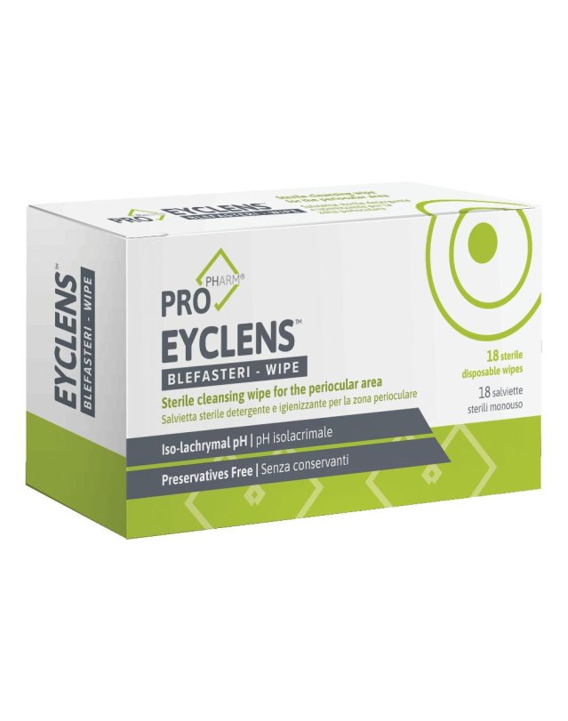 EYCLENS BLEFASTERI WIPE 18PZ
