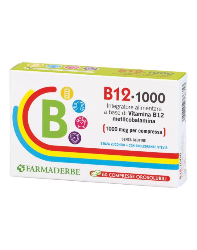 B12 1000 60CPR OROSOLUBILI FAR B12 1000 60CPR OROSOLUBILI FAR