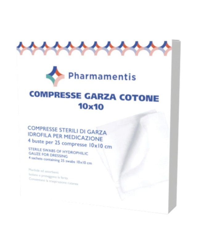 PHARMAMENTIS GARZA COTONE10X10 PHARMAMENTIS GARZA COTONE10X10