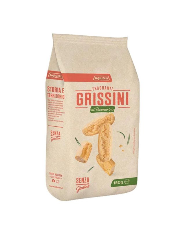 AGLUTEN Grissini Rosmarino150g AGLUTEN Grissini Rosmarino150g