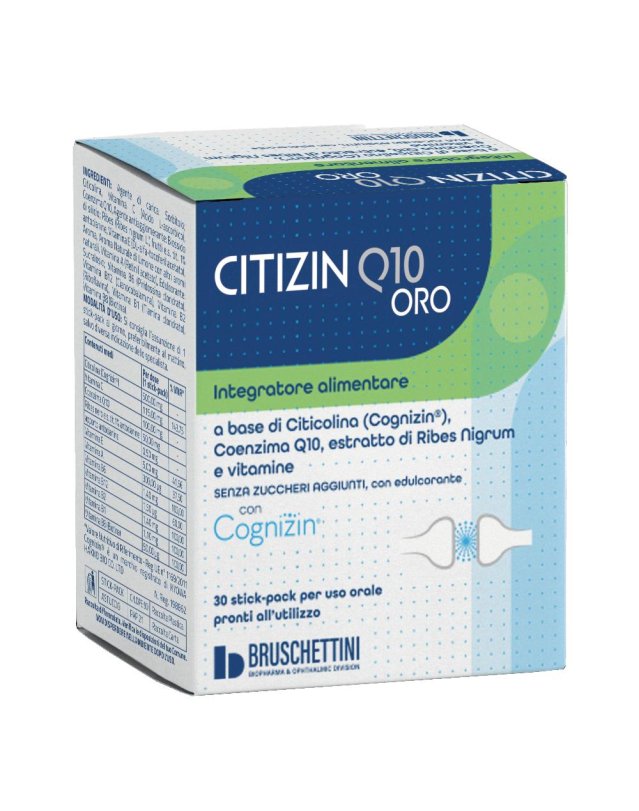 CITIZIN Q10 ORO 30 stick-pack &ndash; Funzione Visiva e Sistema Nervoso