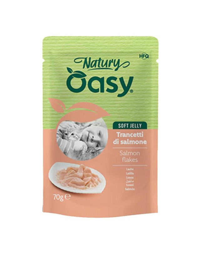V OASY WET CAT NAT S JE SALM 70G