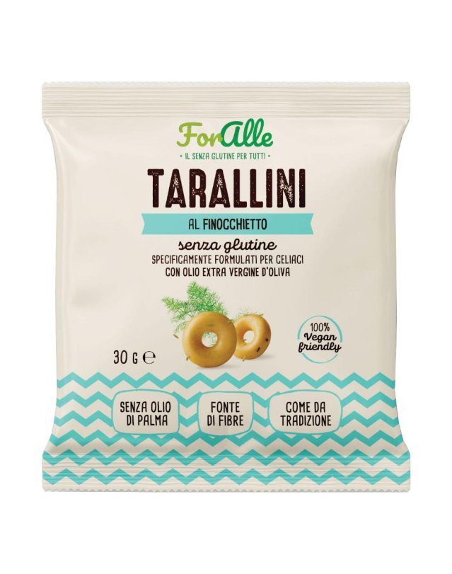 FORALLE Tarallini Finocchio30g FORALLE Tarallini Finocchio30g