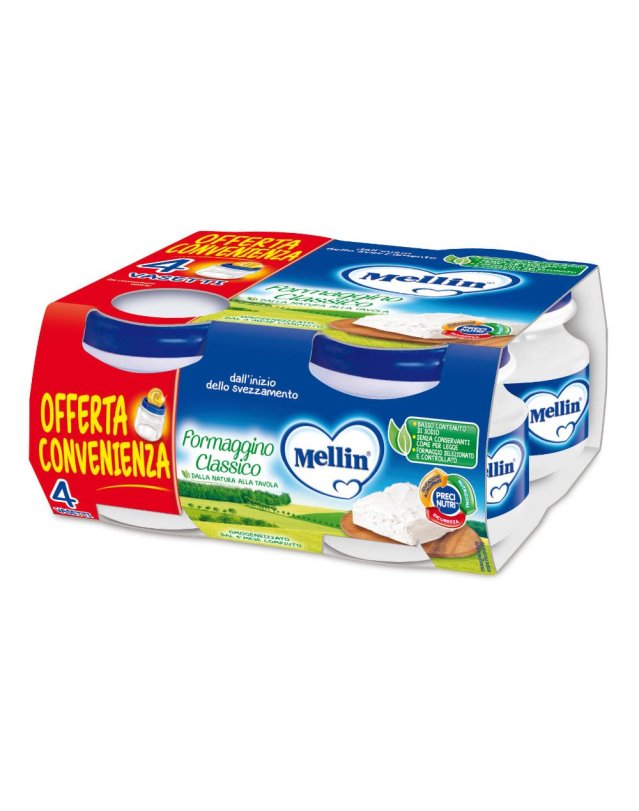 MELLIN-FORMAGGINO CLASS 4X80G