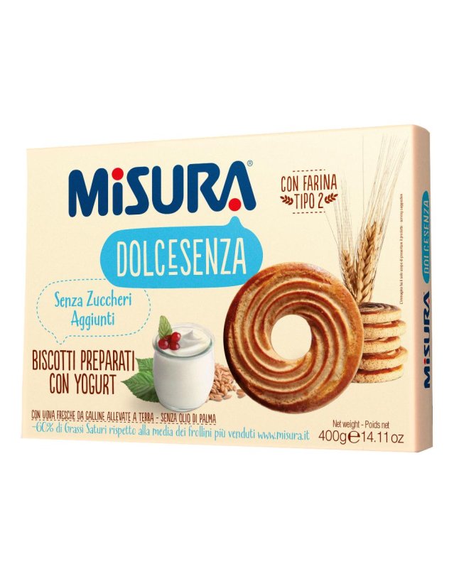 MISURA Bisc.Yogurt S/Z 400g