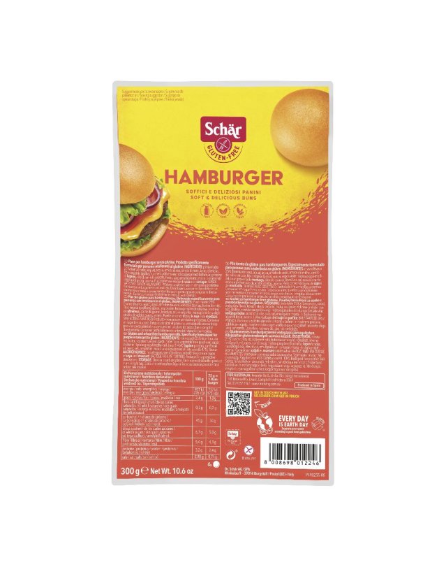 SCHAR-PANINI HAMBURGER 300G