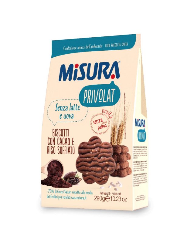 MISURA Bisc.Cacao R/Soff.290g