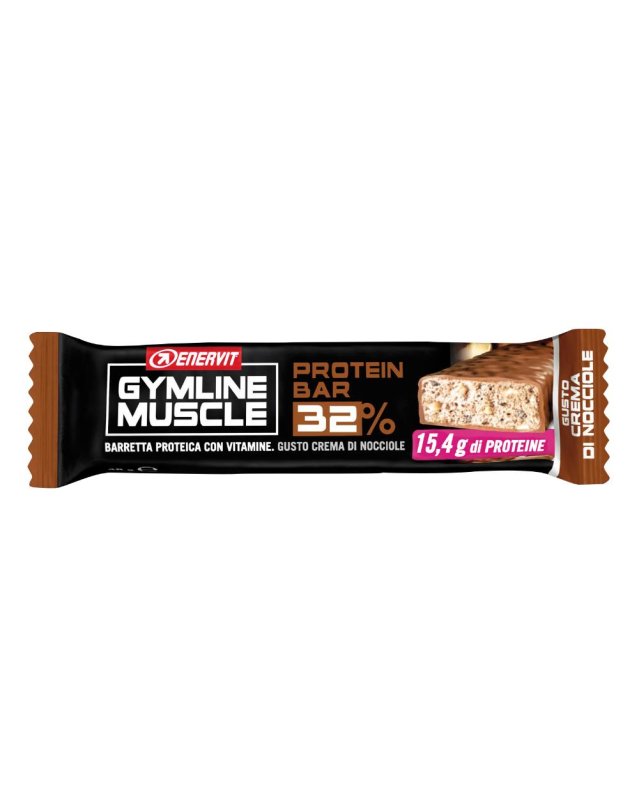 GYMLINE PROT BAR 32% CR NOCC