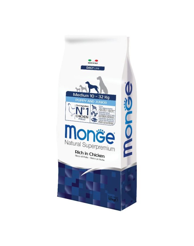 V MONGE MEDIUM PUPPY POLLO 12KG