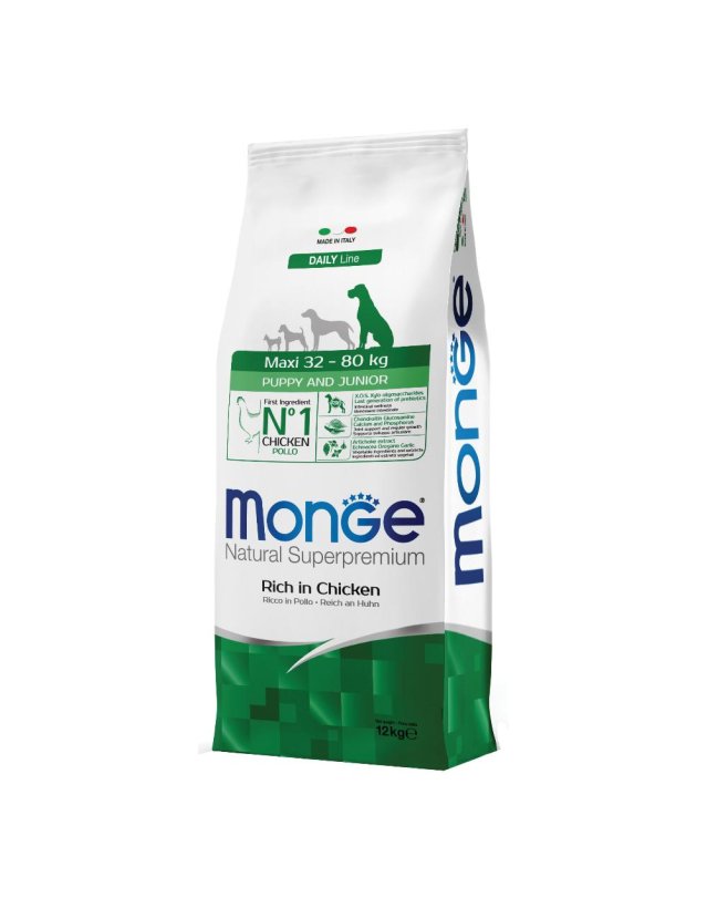 V MONGE DOG MAXI PUPPY 12KG POLL
