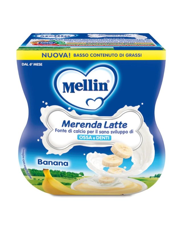 MELLIN Mer.Latte/Banana 2x100g