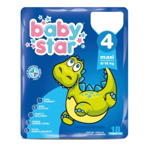 BABYSTAR MAXI PANN 8/18KG 18P BABYSTAR MAXI PANN 8/18KG 18P
