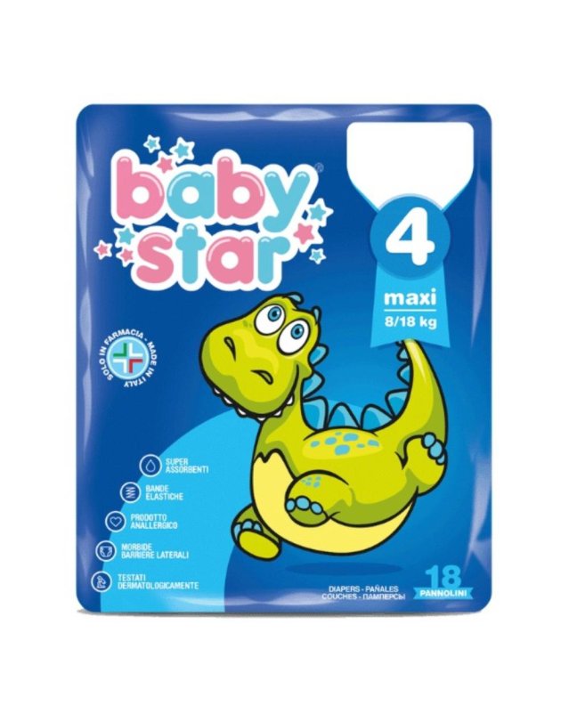 BABYSTAR MAXI PANN 8/18KG 18P BABYSTAR MAXI PANN 8/18KG 18P