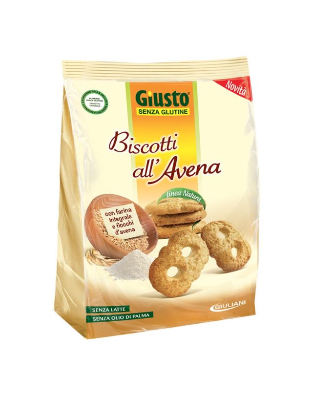 GIUSTO S/G Bisc.Avena 250g