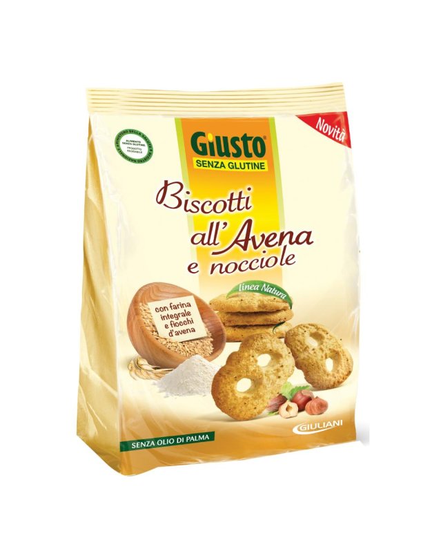 GIUSTO S/G Bisc.AvenaNocc.250g