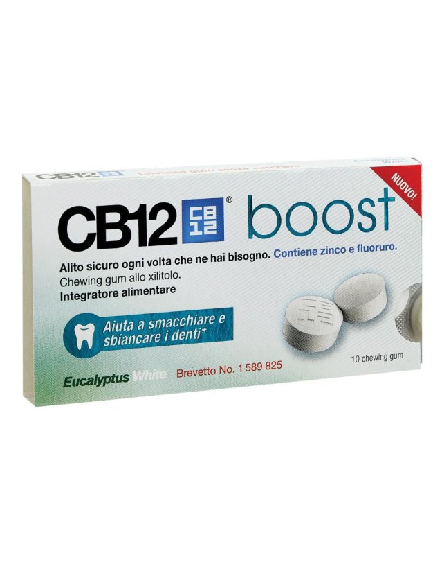 CB12 Boost Eucal White 10 Chew