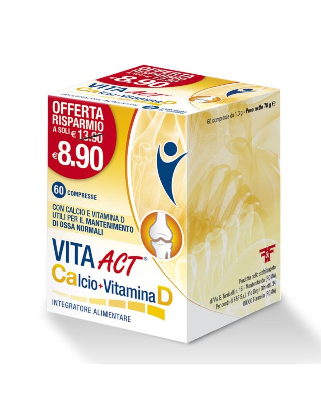 VITA ACT CALCIO+VIT D 60CPR