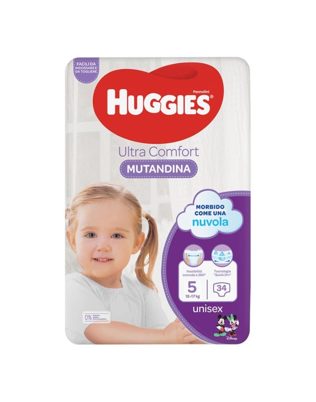 HUGGIES DIAPER PANT GR 5 34PZ