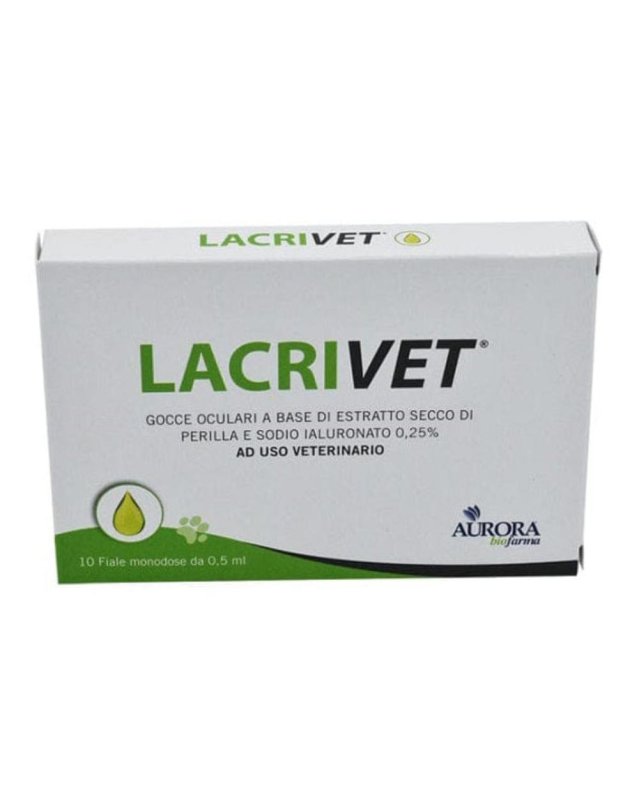 Lacrime Artificiali Veterinarie 10 Flaconcini, Lubrificante e Protettivo