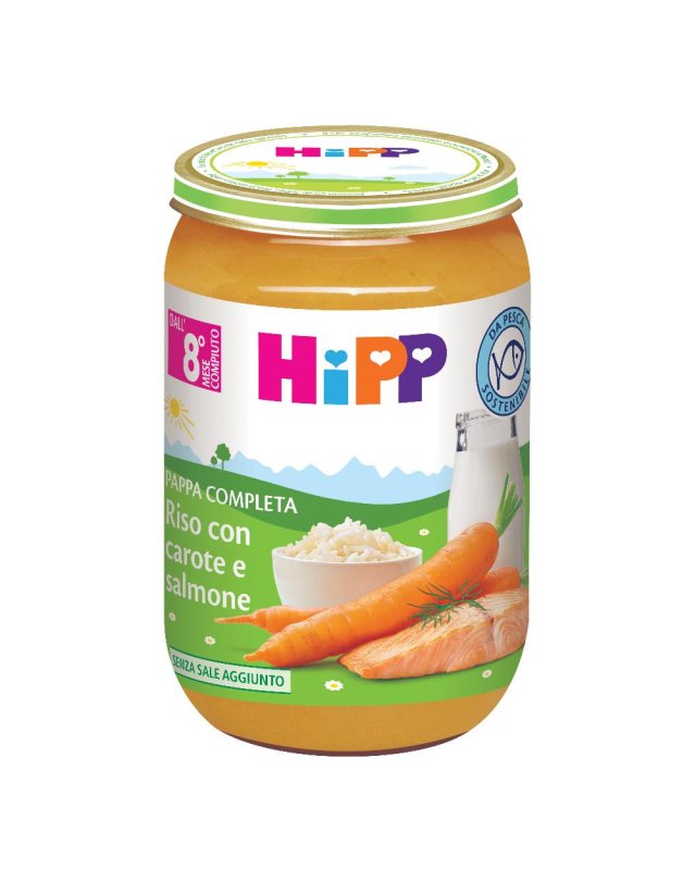 HIPP Riso Carote/Salmone 220g