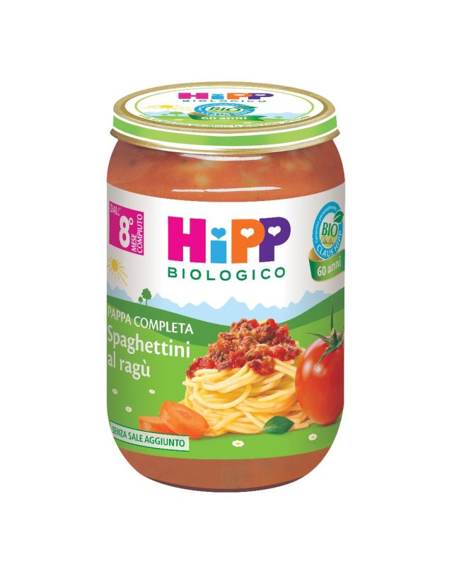 HIPP SPAGHETTINI RAGU' 220G